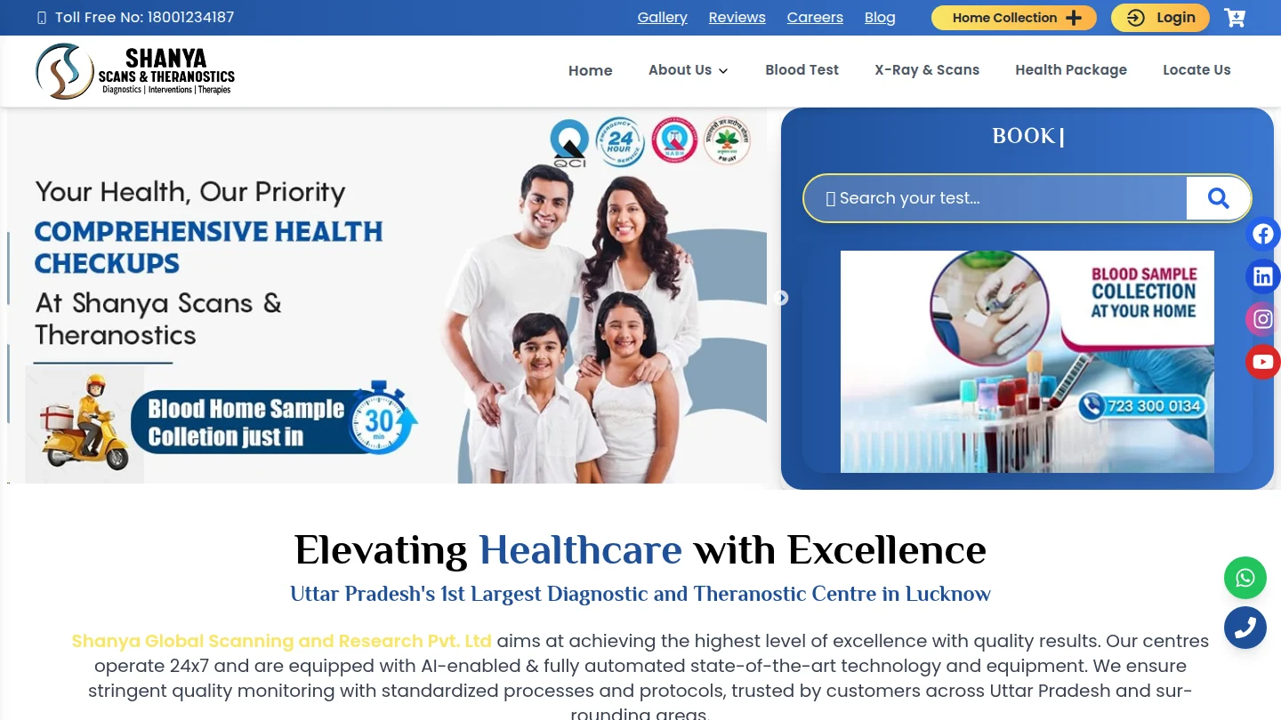 Diagnostics platform home